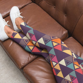 Modern triangelcitat leggings
