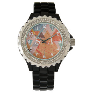 Modern triangeldesign - konstnärlig geometri armbandsur