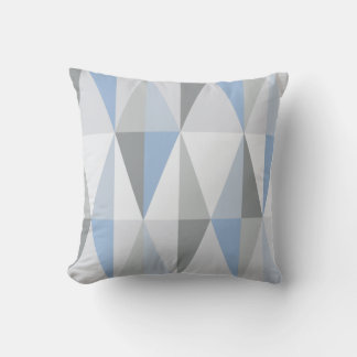 Modern trianglar Himlar Blue i mitten av århundrad Kudde