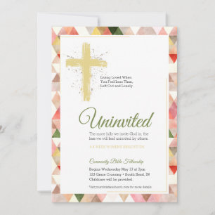 Modern Triangles Women's Bible Study Investigation Inbjudningar