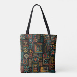 Modern Tribal Geometrisk Mönster Tygkasse