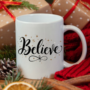 Modern "Tro"-skript, julkaffe Mugg