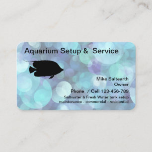 Modern Tropical Aquarium Services Visitkort