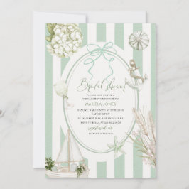 Modern Tropical Beach Handflatan Serenity San Inbjudningar