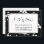 Modern Tropical Blommigt Sommar Vuxen Födelsedagsf Inbjudningar<br><div class="desc">Fira din speciella dag med den här tropiska festinbjudan har enkel och snyggt typografi och tropiskt mönster. Den här designmallen är fullt anpassade.</div>