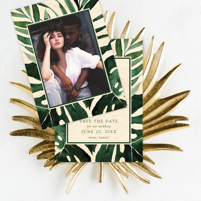 Modern Tropical Handflatan-fotot sparar datum Spara Datumet (Skapare uppladdad)