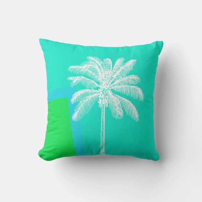 Modern Tropical Handflatan Pillow Kudde (Framsida)
