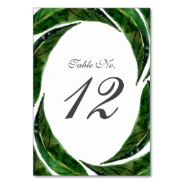 Modern Tropical Löv Bröllop | MÖRK Bordsnummer