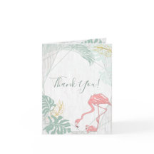 Modern Tropical Löv Rosa Flamingo Tack