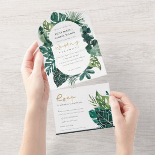 MODERN TROPICAL MONSTERA FOLIAGE GRÖNT WATERCOLOR