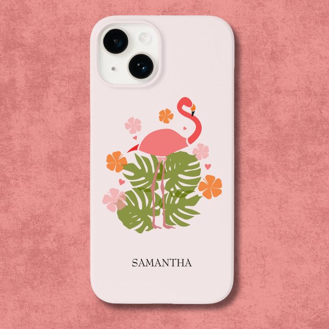 Modern Tropical Rosa Flamingo (Skapare uppladdad)