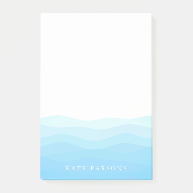 Modern Tropical Vinkarare Post-it Block (Framsida)