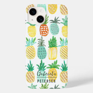 Modern Tropisk Ananas Frukt   gul grön