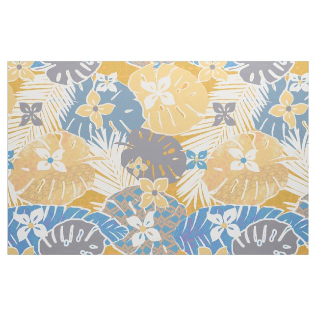 Modern tropisk hawaiian aloha mönster tyg (Fat Quarter)