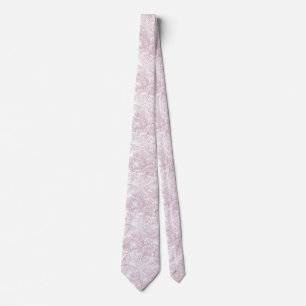 Modern tropisk rodna rosa fauxglitterpalmträd slips