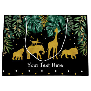 Modern tropisk vild en för djungelSafaridjur