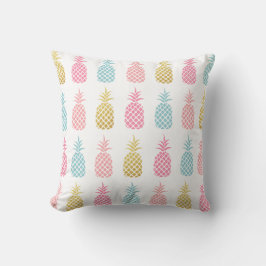 Modern Tropiska ananas Dekorativ kudde i Guld