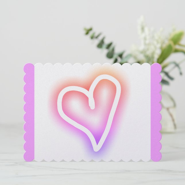 Modern Tu B'Av ט ״ ו ב א ב Julkort (Stående Fram)