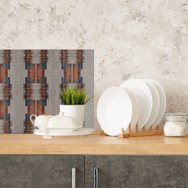 Modern tuff Denim och rost glas