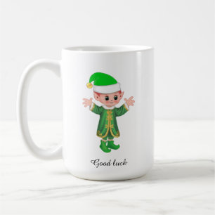 Modern tur-elf och skriptmugg kaffemugg