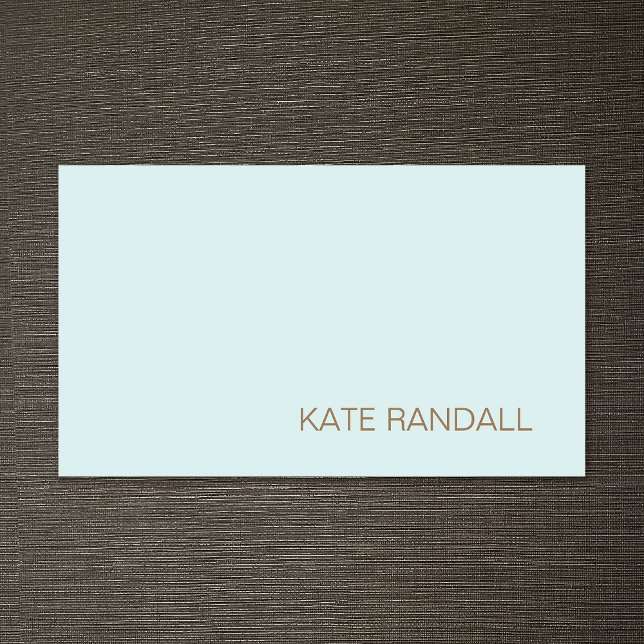 MODERN Turcos Blue Beauty Salon Professionell Visitkort (Skapare uppladdad)