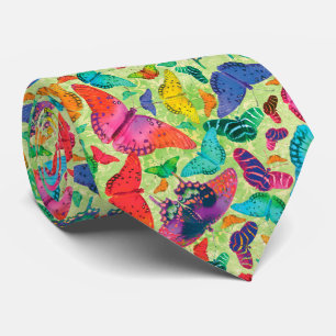 Modern Turcos Orange Rosa Butterfly Mönster" Slips