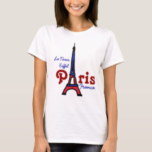 modern turism Eiffel Torn Paris FRANKRIKE Tee