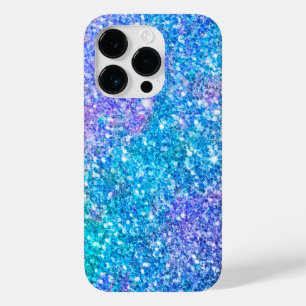 Modern turkos-Blue & Lila Glitter-utskrift