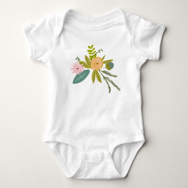 Modern turkos Chartreuse Damask Wedding Tee (Framsida)