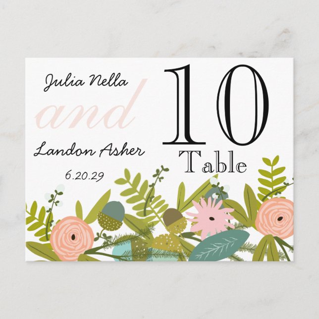 Modern turkos Chartreuse Damask Wedding Vykort (Framsida)