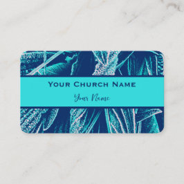 Modern turkos och Blue Nature Anpassningsbar Churc