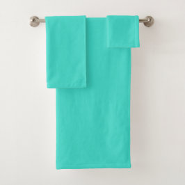 Modern turkos Plain Solid Färg | Teal