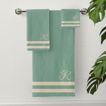 Modern turkos Sailor Rand Towel Set