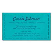 Modern turkos Stitched Faux Leather