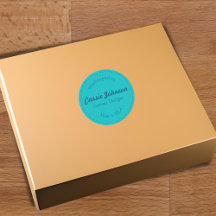 Modern turkos sydd falskt läder hantverksmässig