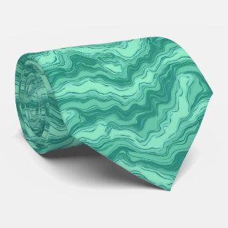 Modern Turquoise Marble Swirl Abstract Pattern Slips
