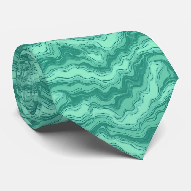 Modern Turquoise Marble Swirl Abstract Pattern Slips (Rullad)