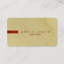 Modern Tuscan Sun Business Card Visitkort