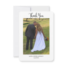 Modern Tv Foto Enkel Meddelande Bröllop