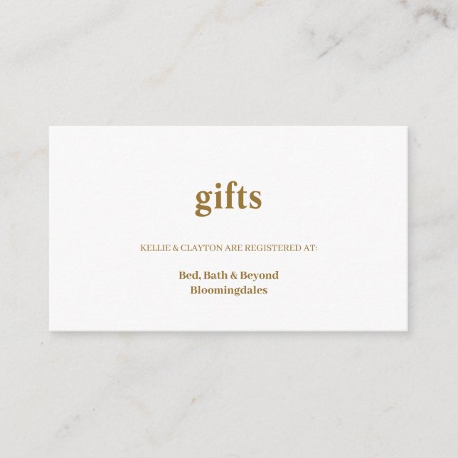 Modern typ av presentationskort för register tilläggskort (Framsida)