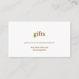 Modern typ av presentationskort för register tilläggskort