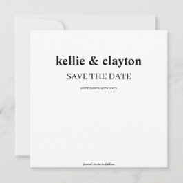 Modern Typ Bröllop Spara Datum Spara Datumet