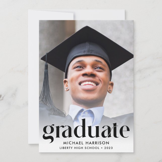 Modern Type Photo Studenten Meddelande (Framsida)