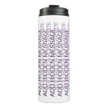 Modern typografi anpassad hemlig meddelande AM