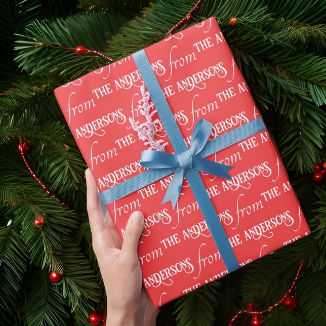 Modern Typografi-Anpassningsbarna i Mönster Presentpapper (Skapare uppladdad)