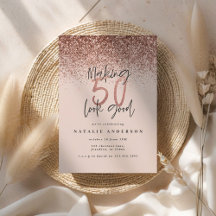 Modern typografi av chicen ro guld under femtioårs
