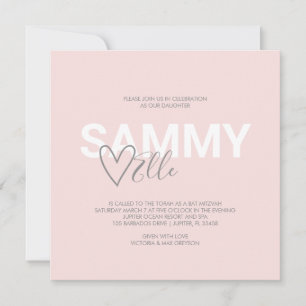 Modern typografi Bat mitzvah