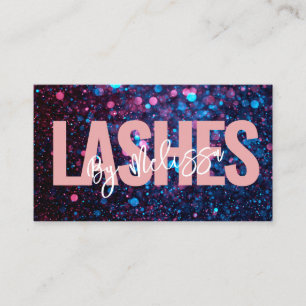 Modern typografi - Beauty Makeup Artist Lash Visitkort