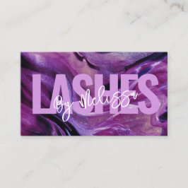 Modern typografi - Beauty Makeup Artist Lash Visitkort