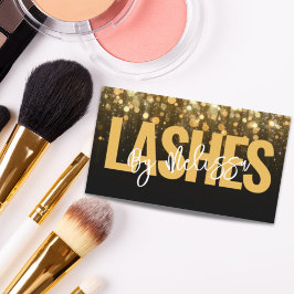 Modern typografi - Beauty Makeup Artist Lash Visitkort